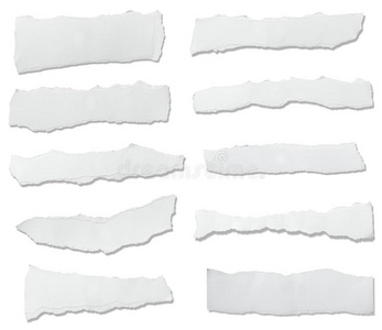 撕开的白纸照片