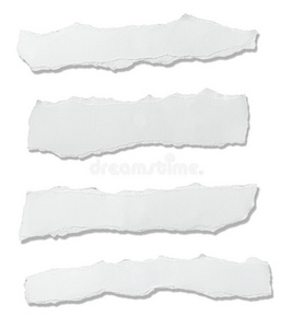 撕开的白纸照片