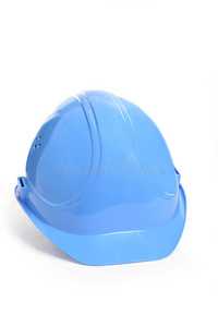 蓝色防护头盔