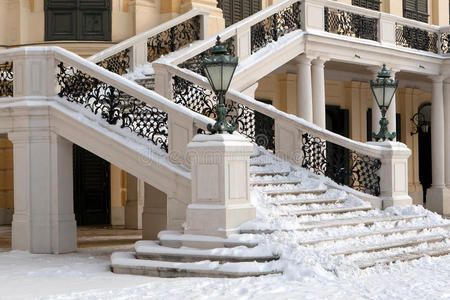 肖恩布伦城堡楼梯照片