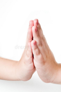 祈祷的手图片