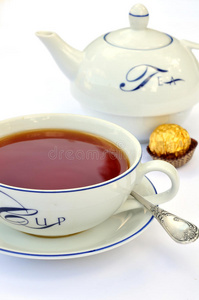 茶杯汤匙茶壶