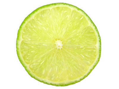 青柠檬片照片
