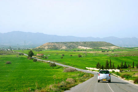 塞浦路斯的公路。