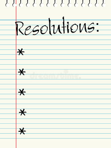 决议列表