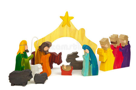 耶稣诞生场景图片
