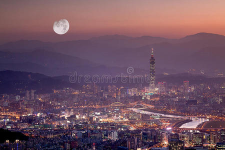 台湾台北市夜景