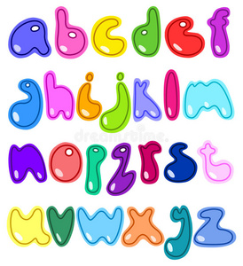 小字母小字典霓虹灯小字母读小字几何复古字母迷幻小字母小字体正在