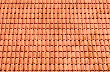 图案的屋顶树林红色屋顶砖图案照片
