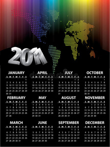 日历设计2011