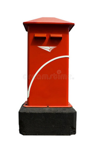 红色泰国邮政信箱