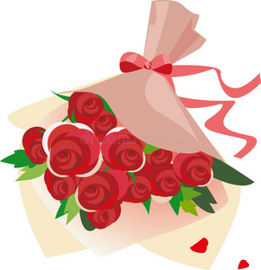 卡通玫瑰花图片