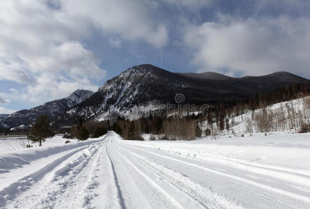 科罗拉多州雪山图片