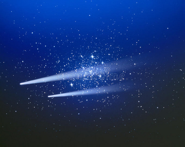 射击 美女 天文学 艺术 彗星 星空 照亮 银河系 星象