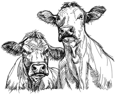 两头母牛