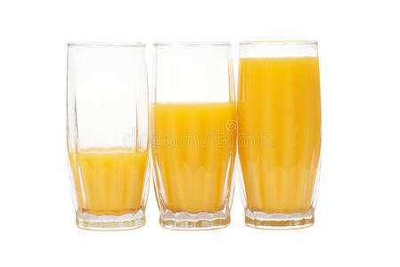 三杯橙汁