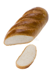 白底白面包