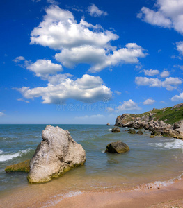 海上夏季景观