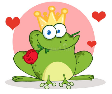 快乐青蛙王子卡通人物绘本《圣诞老人在飞机上》在莲花冠可爱的青蛙