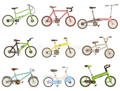 卡通自行车图标
