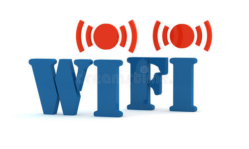 蓝色图标wifi