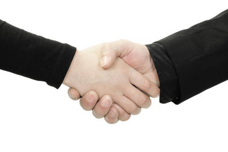 友好或商务握手
