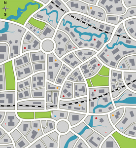 城市地图图片