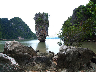 美国国家地理空间情报局 普吉岛 风景 海湾 石灰石 天空