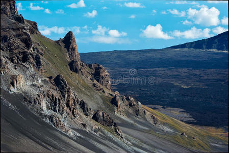 火山口细节