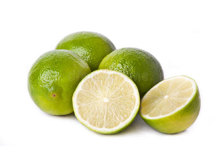 新鲜酸橙摄影图