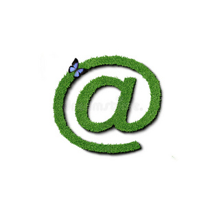草的电子邮件符号