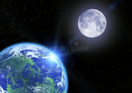 月球与地球