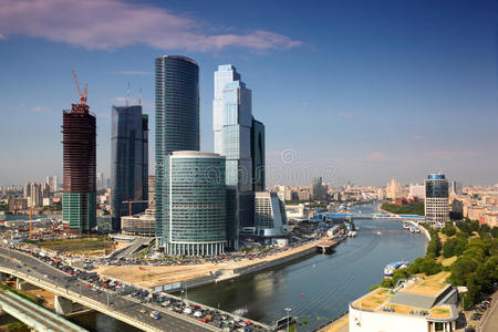 莫斯科摩天大楼群图片