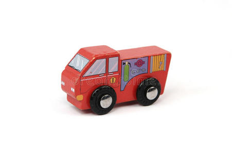 木制玩具消防车