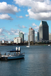 城市景观 商业 城市 航海 风景 海湾 迭戈 建设 加利福尼亚