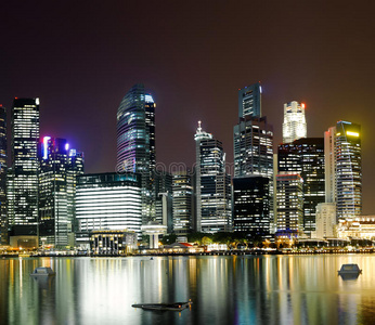 现代城市夜景