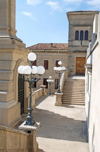 意大利圣马力诺中世纪建筑