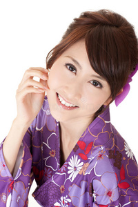 微笑的日本女人