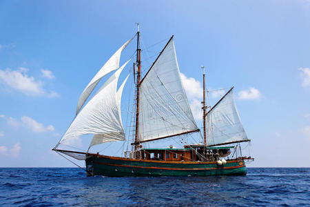 中国木帆船图片