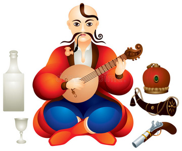 哥萨克·马梅,乌克兰人照片