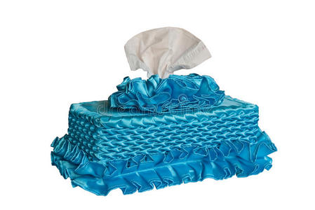 蓝盒纸巾