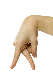 会走路的手指照片