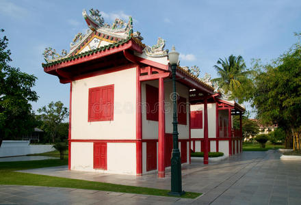 泰国邦帕的中式建筑图片