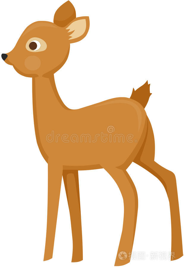 母鹿插画-正版商用图片0kb5s6-摄图新视界