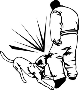 警犬训练器照片