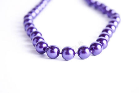 紫罗兰珍珠项链