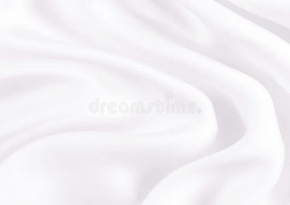 光滑优雅的白色丝绸