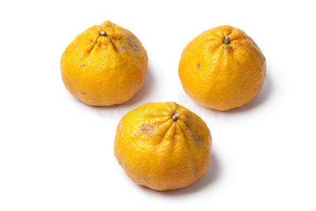 整颗新鲜难吃的水果摄影图