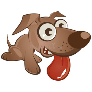 吐舌头表情包吐舌头的卡通狗照片