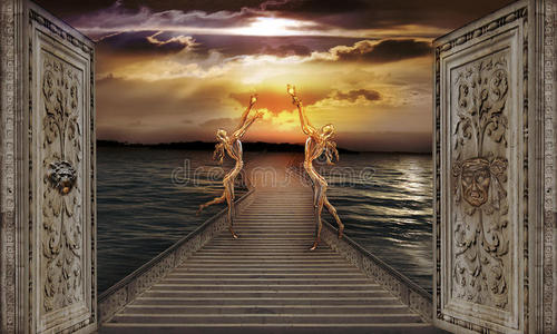 守护艺术字图片